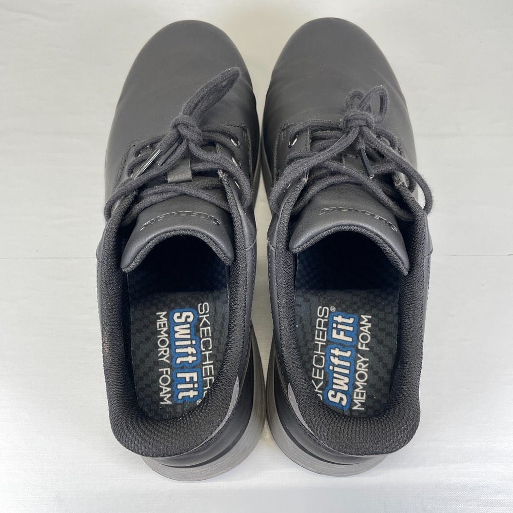 Skechers Hands Free Swift Fit Shoes Mens Size 11 Black Lace Up Casual Sneakers - Picture 9 of 10